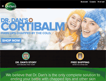 Tablet Screenshot of drdanslipbalm.com
